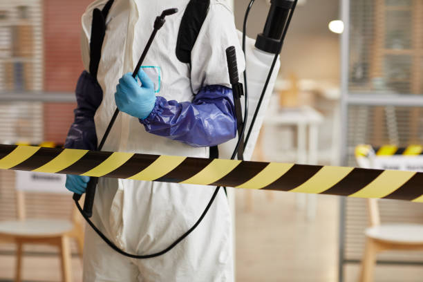 Professional Biohazard Cleanup technician working in Monroe, WI
